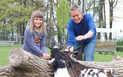 Ziegen im Waldbröler Park Panarbora sind getauft
